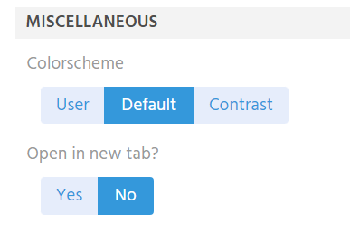 Colorscheme