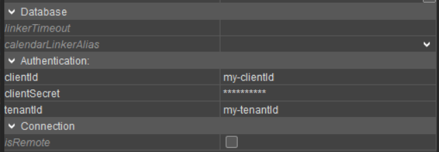 Microsoft Graph alias configuration
