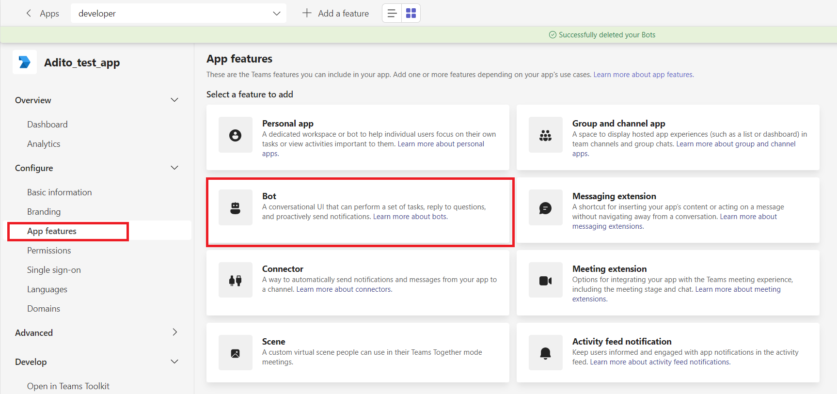 App features