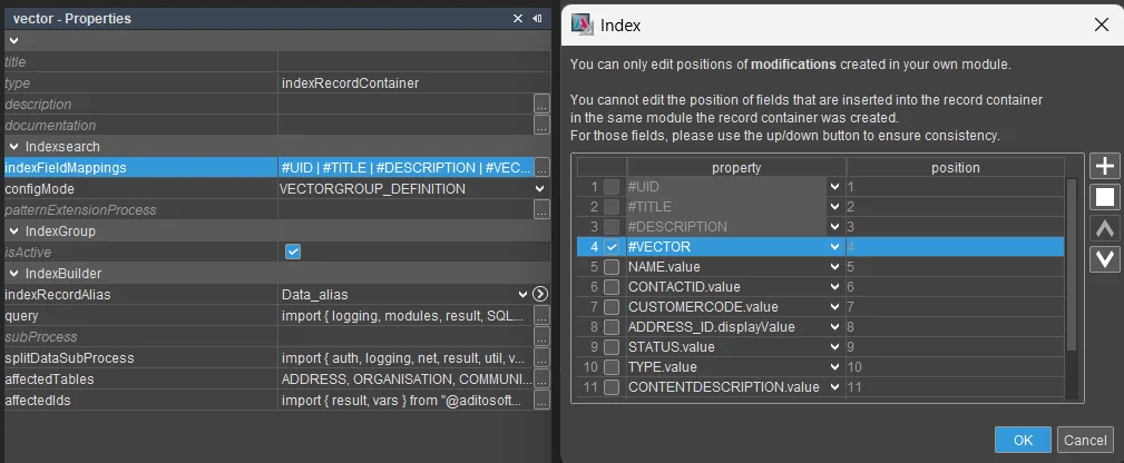 Vector field mappings