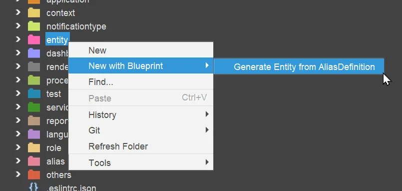 Blueprint Entity