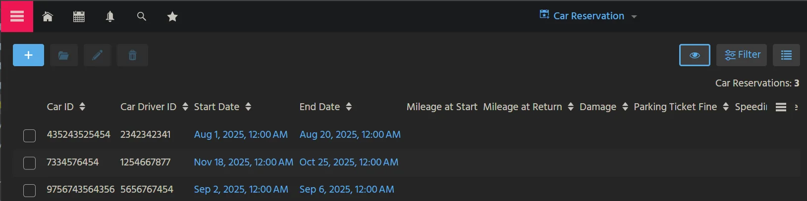 Car Reservation Client