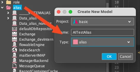 Create AI Alias