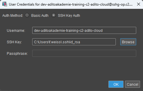 Credential prompts