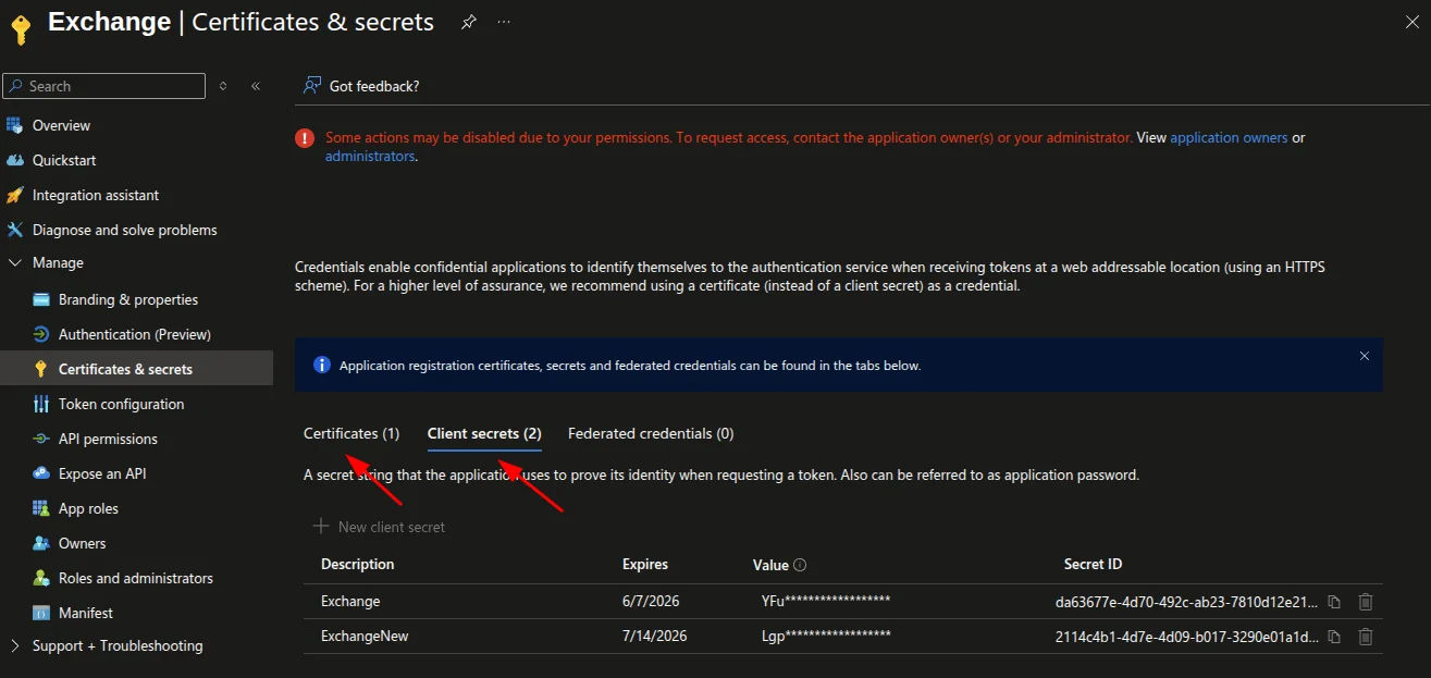 Azure Secrets
