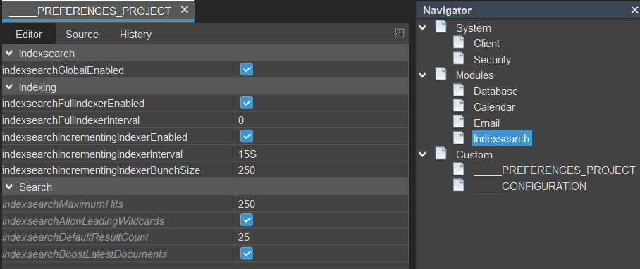 Indexsearch