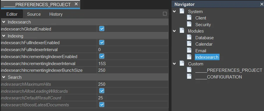 Indexsearch