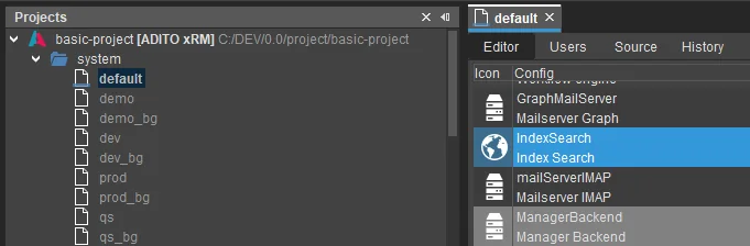 IndexSearch Alias