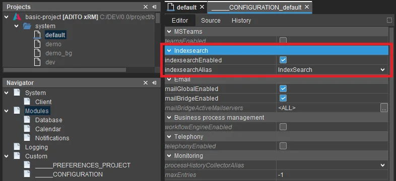 System Configuration
