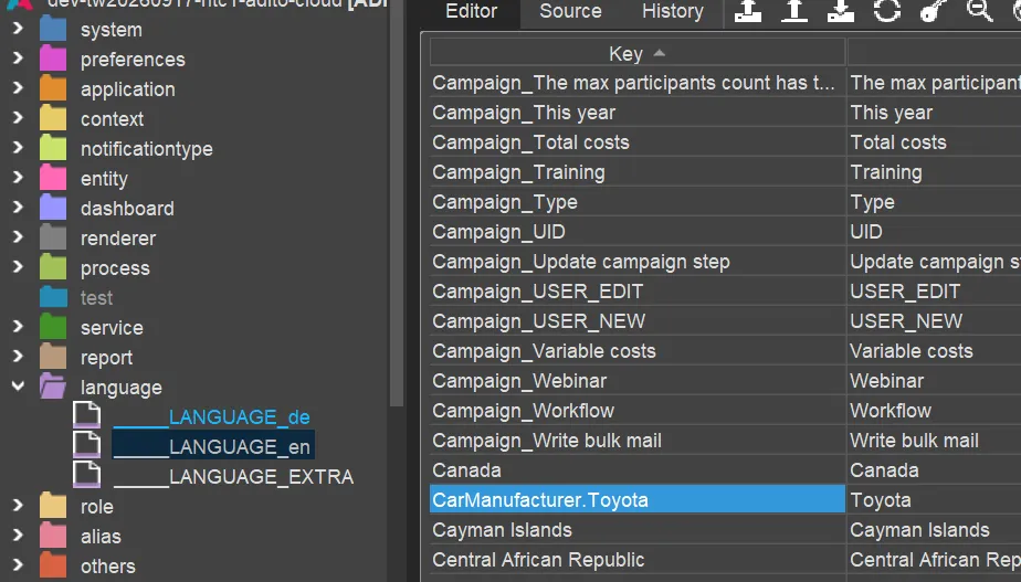 Language Files
