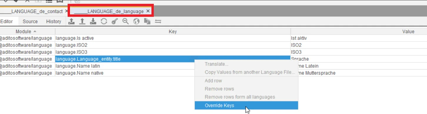 override language entries1