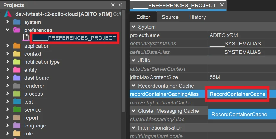 recordContainerCachingAlias