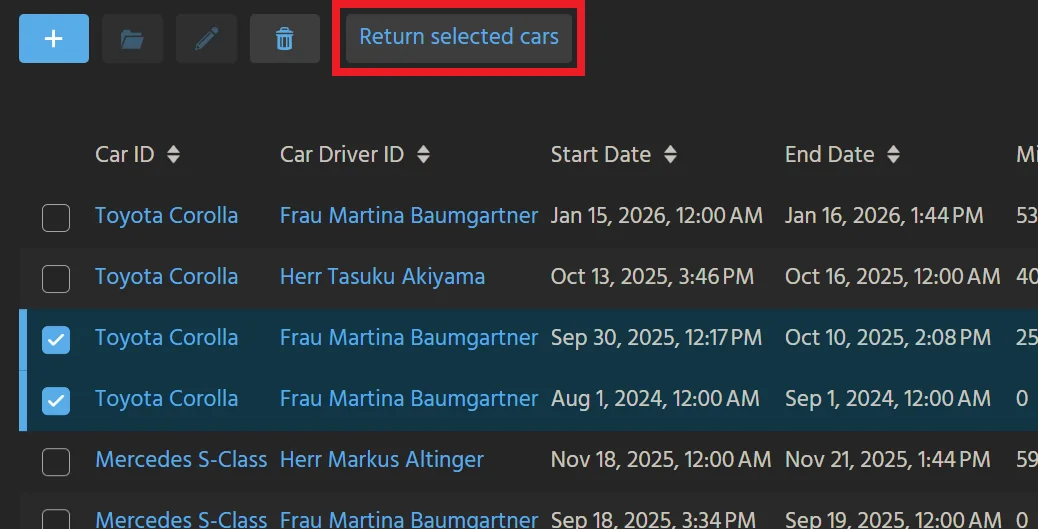 Selection FilterView